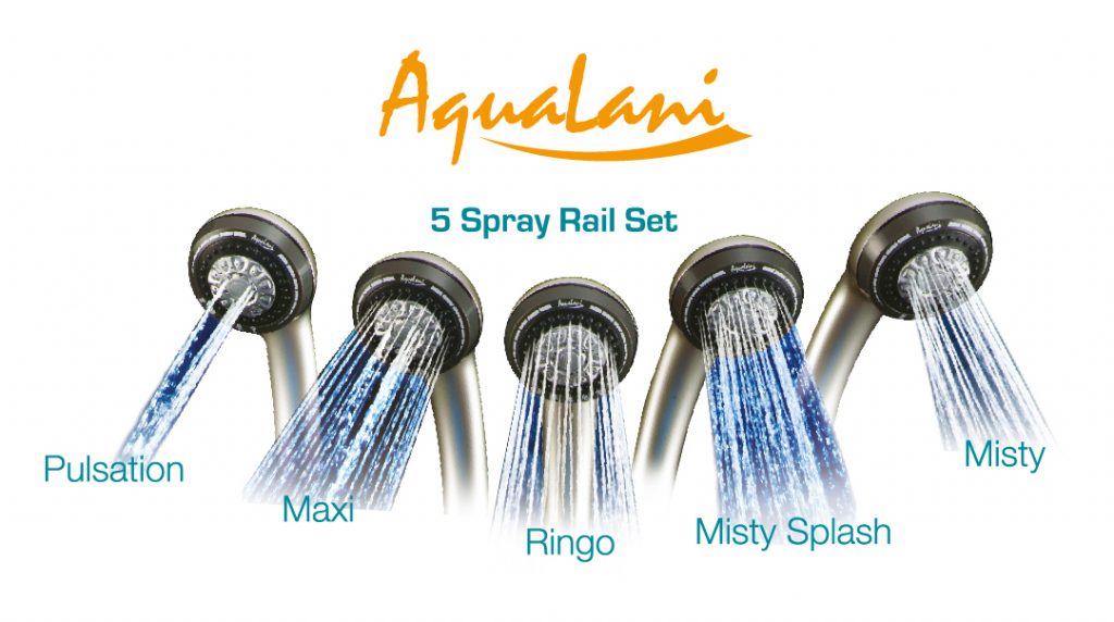 5 Spray Rail Set